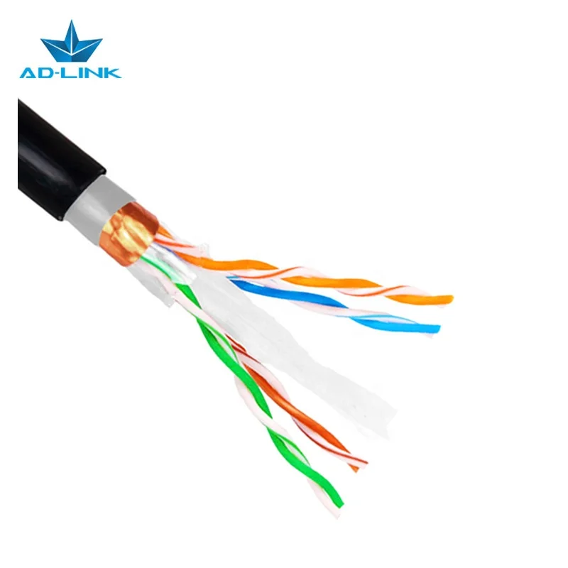 Производитель экрана для улицы 100 метров Ftp Cat6 кабель 305 м