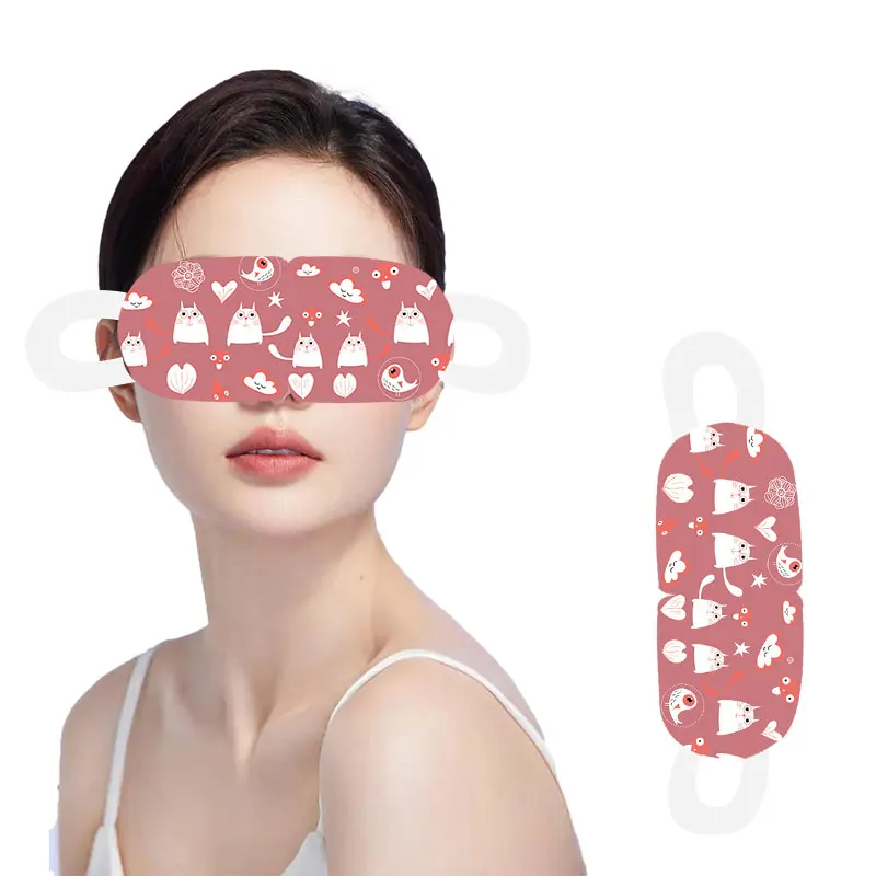 Factory Supplier Self Heated Spa Hot Steam Eye Patch Facial Tired Eyes Mask Steam Hot Compress Eye Mask