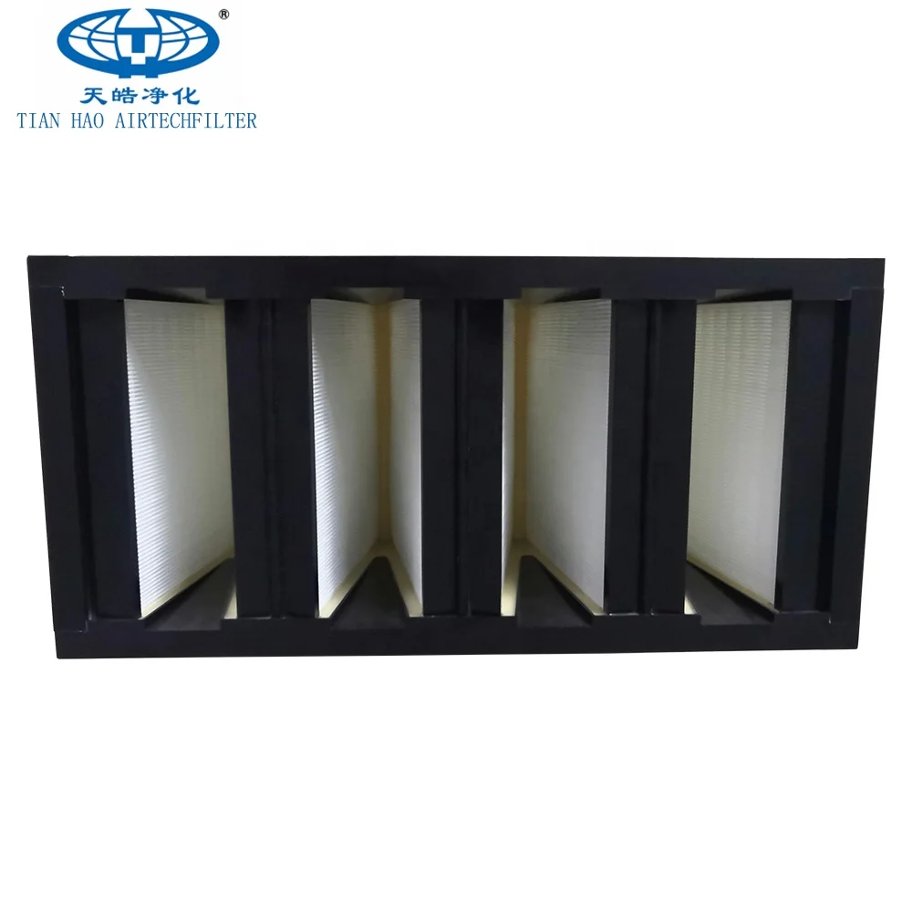 TianHao F7 F8 F9 пластиковая рамка V Bank компактный фильтр V-cell HEPA фильтры