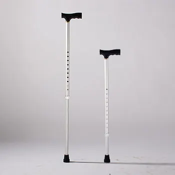 Elderly Cane Aluminum Walking Aids for Disabled or Elderly Aluminum Alloy Rehabilitation Therapy Supplies Wooden Cane White Cane