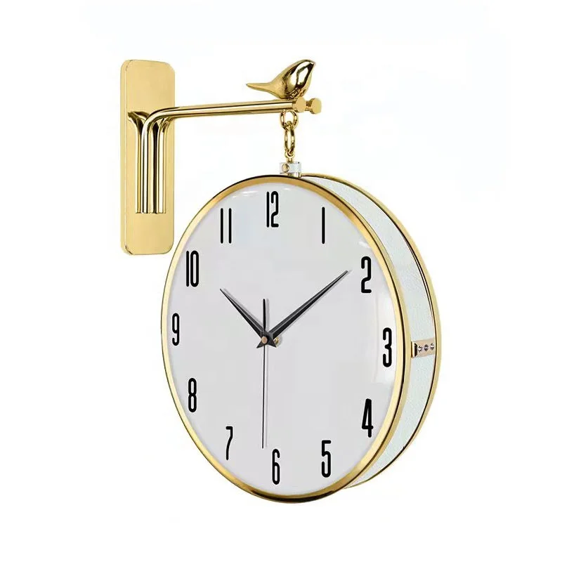 Metal Electroplating Leather Decoration Interior Design Home Decor Hanging Pendulum Living Room Wall Art