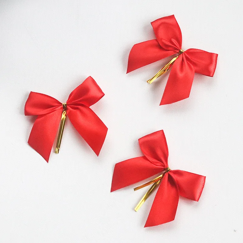 Wholesale Gilt Ribbon Hand knot Gift Hand wrapped knot ribbon gold ribbon bow for gift box decorated