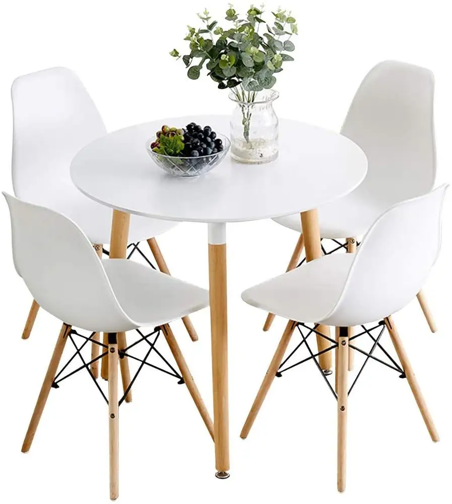 
 Combohome обеденный стол набор кухонный стол и стулья современный белый обеденный набор  