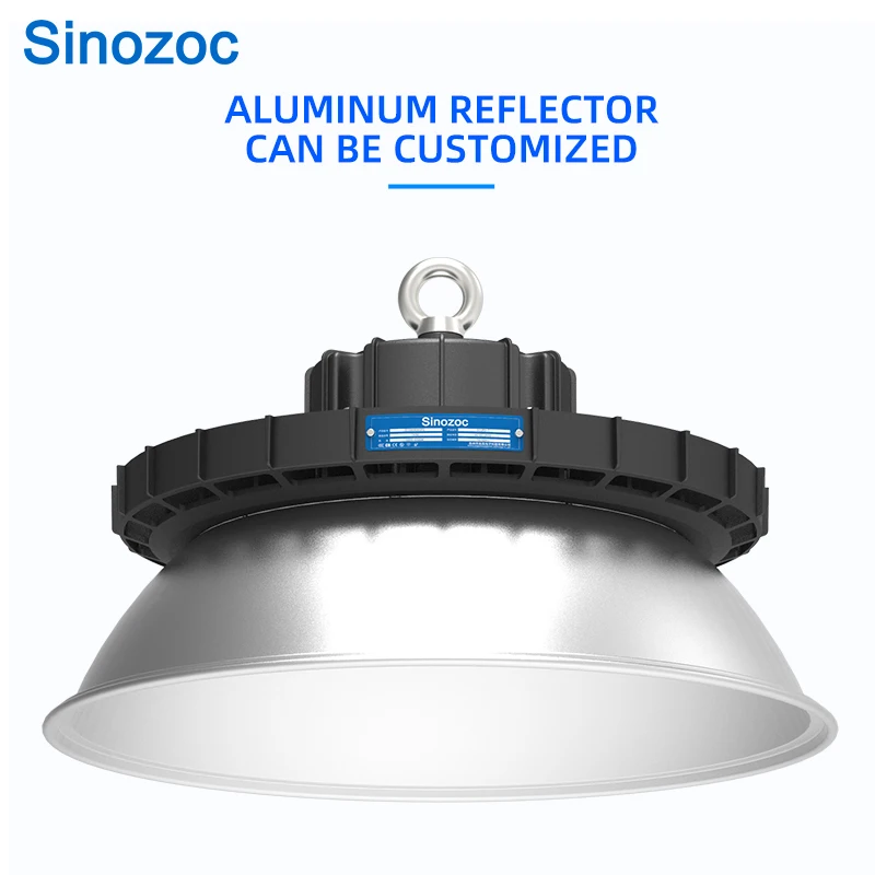 Sinozoc Nice price 100w 150w ip65 ufo led high bay light fixture CE ROHS