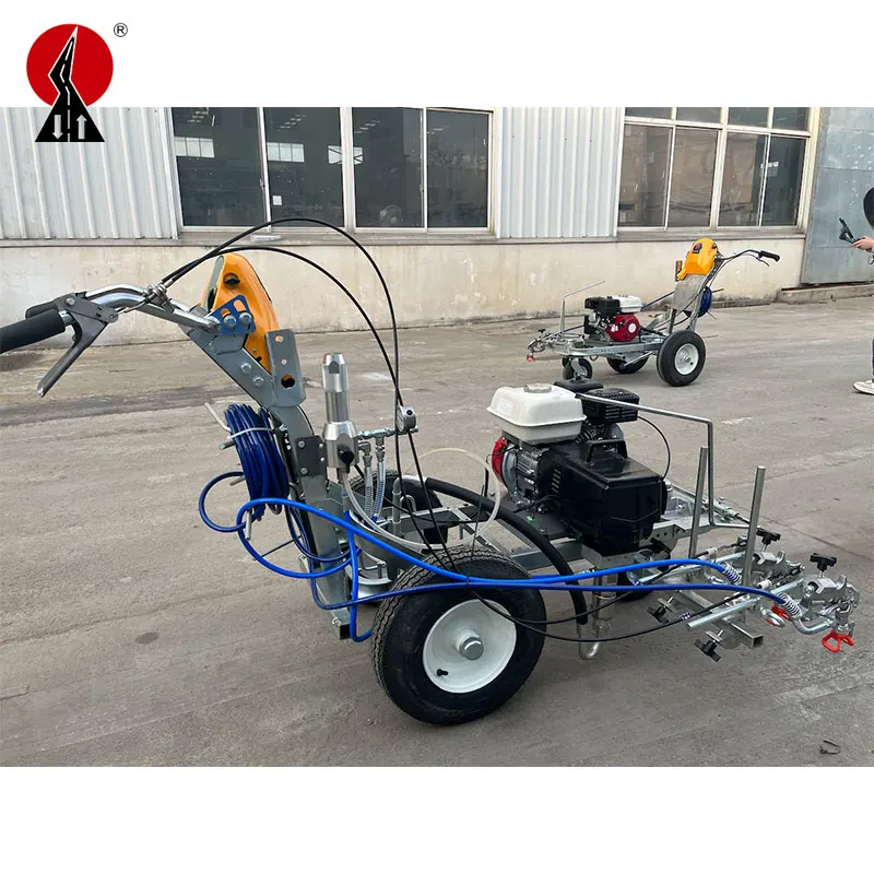 Быстро и эффективно линия полосовой Системы холодного распыления краски дорожная маркировочная машина