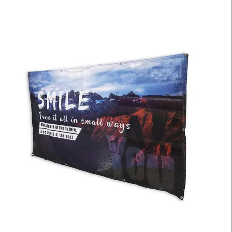 Football Field Basketball court Volleyball court Enclosure Polyester Banner