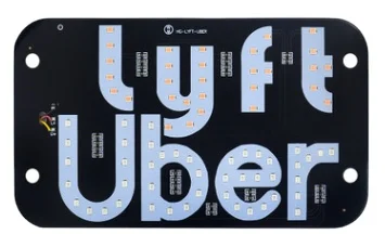 99 Taxi Ubers Grab Led Car Cab indicator USB Windshield Libre roof top light LED light box uuber taxi sign beacon