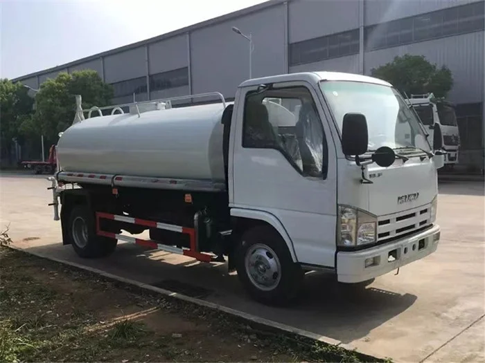 ISUZU 5000 Liter Water Truck Manual Transmission New Condition Farms Core Components Pump Engine Motor Gear 4x2 Bearing/Gearbox