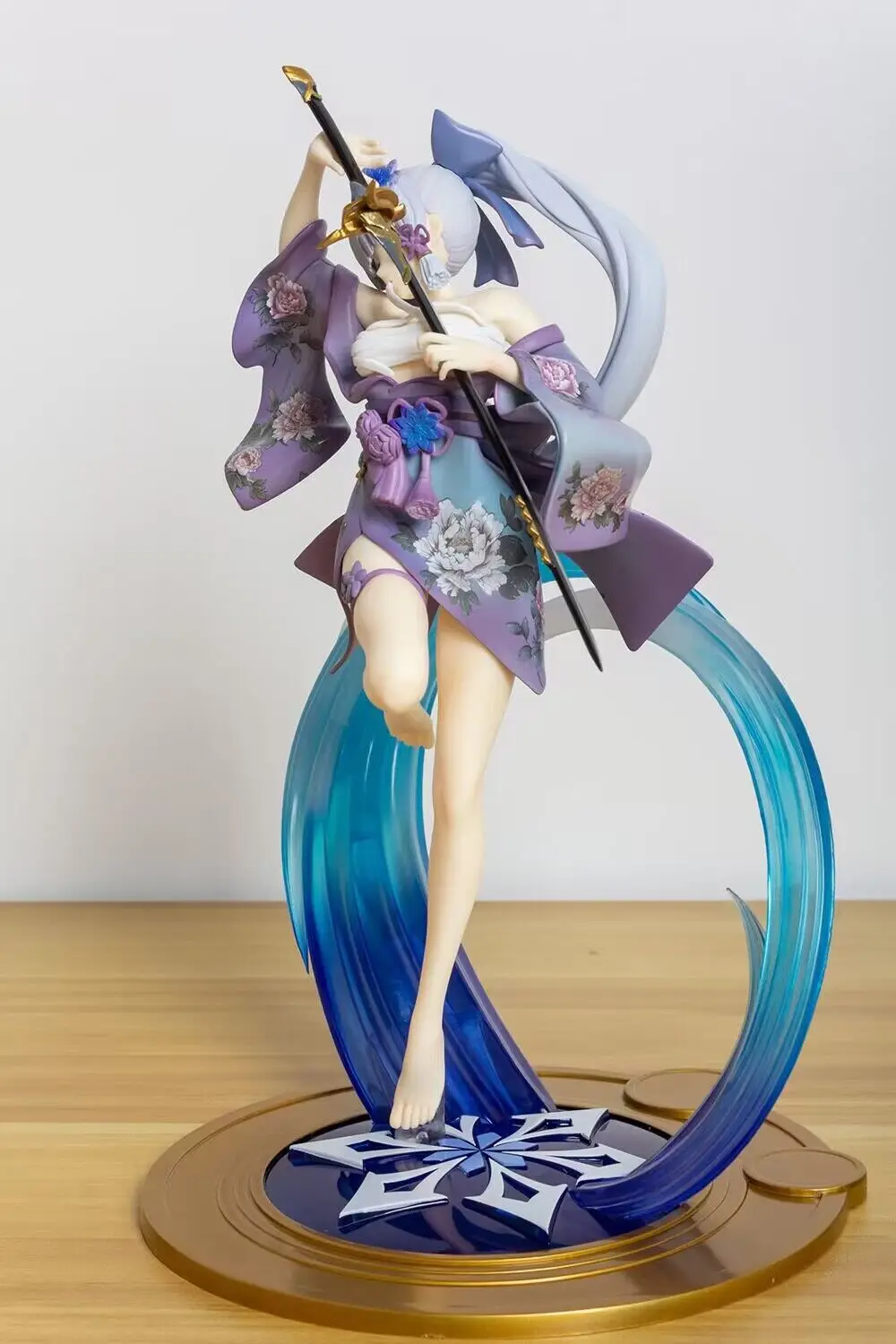 Game Anime GK Figure Genshin Impact Kamisato Ayaka Character Model Anime Action Figure