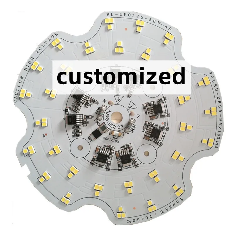 Factory Delivery CE RoHs Certification 50W 110lm/W 220V AC SMD Aluminum Driverless DOB LED Module for LED UFO High Bay Light