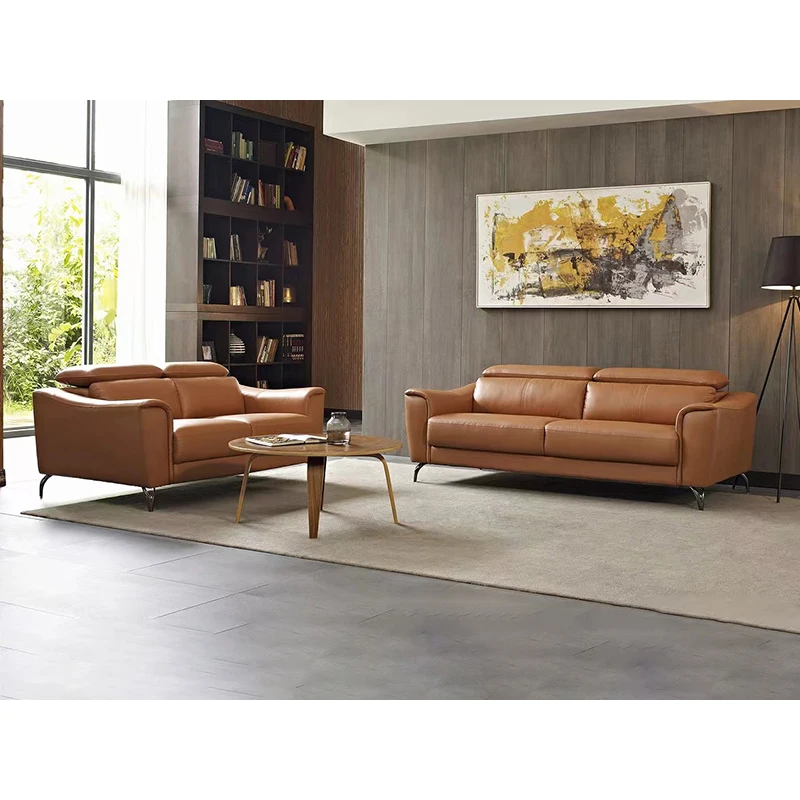 Customized 1/2/3 Seater Luxury  Morden Leather Executive Office Reception Sofa Couch Furniture Set