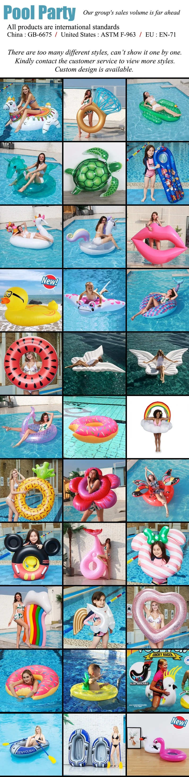 Floating Tray for Pool Floats Toys Inflatables Water French Fries Shape Inflatable Float Party