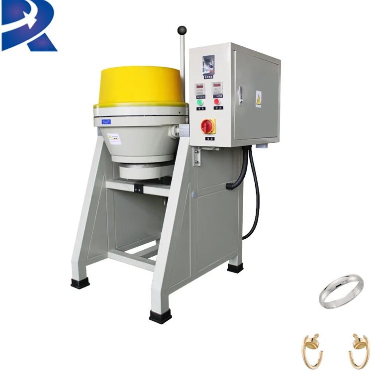 High precision jewelry polishing machine centrifugal rotary disc polishing machine