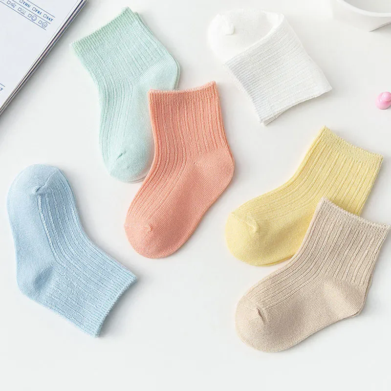 3 Pairs/Set Wholesale Summer High Quality Soft Feet Newborn Baby Thin bamboo Net Toddler Socks