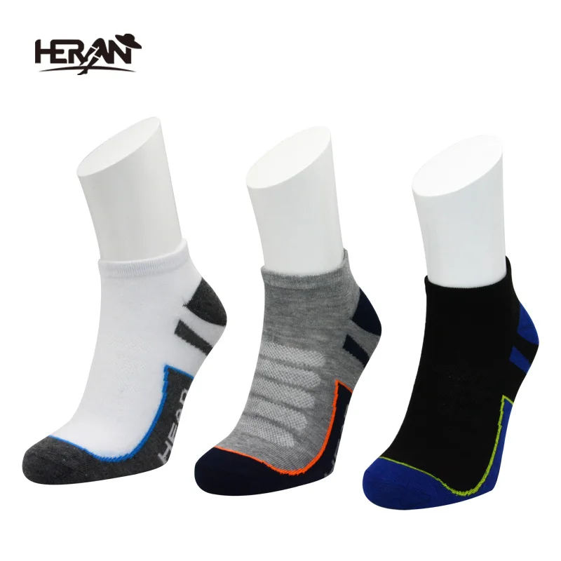 Polyester material jacquard design 100 polyester ankle socks for men custom socks (1600120135108)