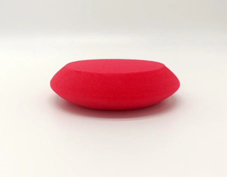 4Inch Dia Black UFO shape foam wax applicator pad 100mm hand waxing foam car care sponge applicator