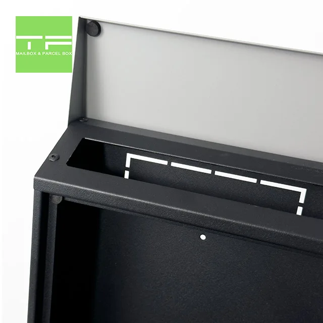 Customized Safe Parcel Outdoor Waterproof Mailbox Residential Modern Steel  Letter Box
