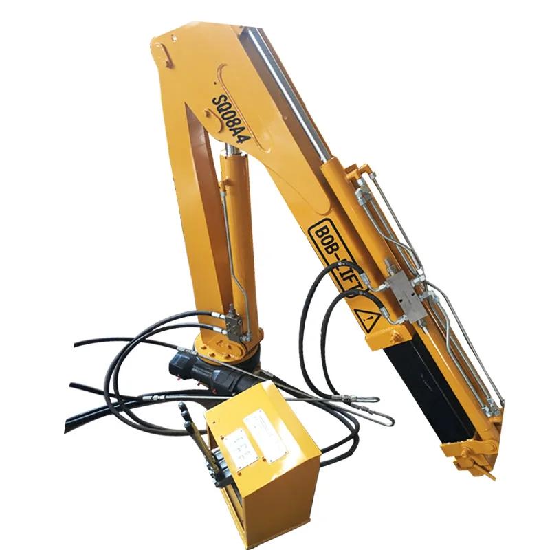 0.8 ton Pick up Crane small marine crane lifting 200kg @ 3.6m lorry-mounted crane