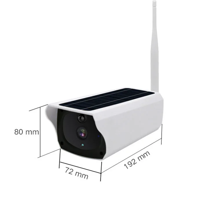 Solar Battery PTZ Camera Outdoor Waterproof PIR Two way Audio full color night vision Alarm Motion detection