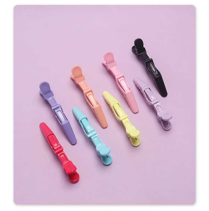 Custom Salon Styling Hair Accessories Hairdressing Clamps Claw Section Hair Clips For Styling And Sectioning