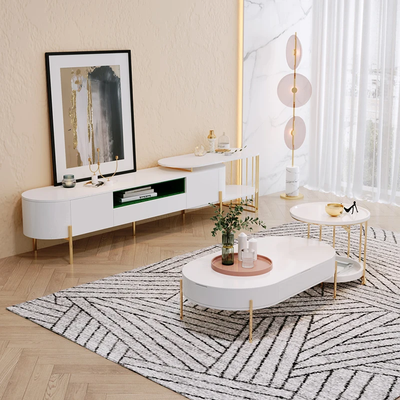 Modern Luxurious Living Room Furniture Tea Table Lift Top Up Coffee Table with Storage