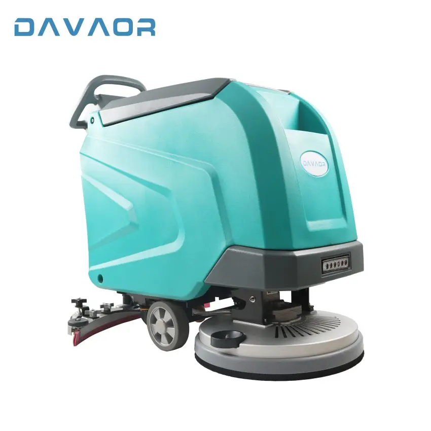 High Efficient Compact 35kg Pressure 20 inch Disc Brush Cleaning Equipment Wet and Dry Industrial Concrete Floor Cleaner Machine