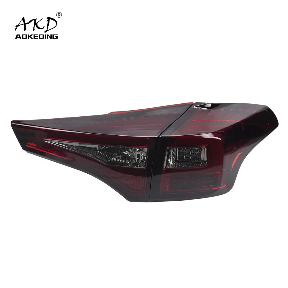 AKD Car Styling For Toyota RAV4 2015-2019 Tail lamp LED DRL Running lights Fog Rear parking Auto
