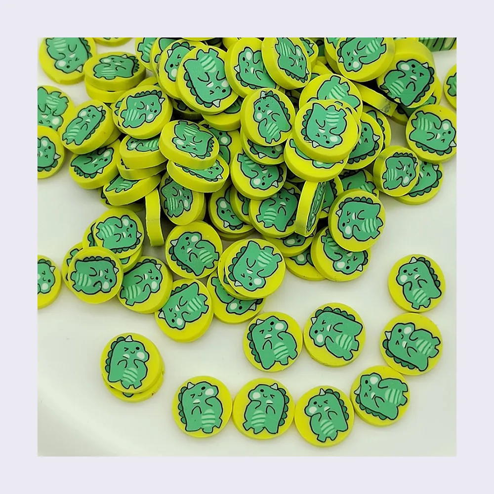 Clay Animal Dinosaur Sprinkles for DIY Craft Slime Filling Accessory Soft Pottery Slices Nail  Decor