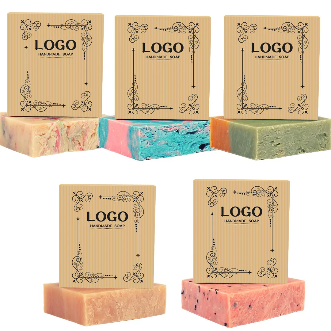 Custom Flavor Handmade Black Laundry Yoni Bathing Goat Milk Organic Hotel Soap Base Whitening Turmeric Packaging Kojic Acid Soap
