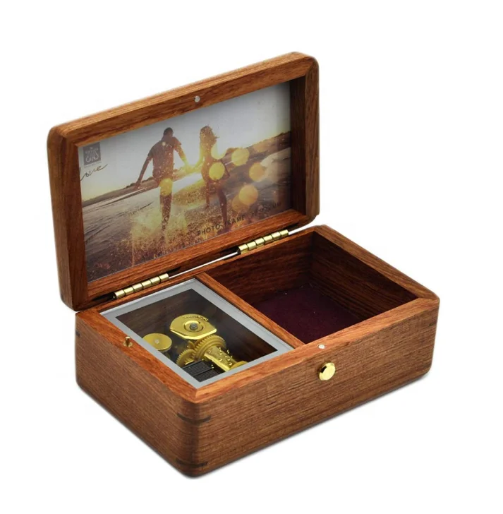 Деревянная музыкальная шкатулка, Рождество, день рождения, подарок на день Святого Валентина