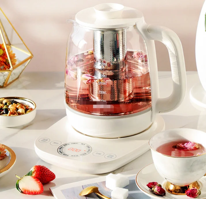 
Pengfaies Factory price kitchen appliance 1.6L cordless glass teapot / plastic electric water kettle 