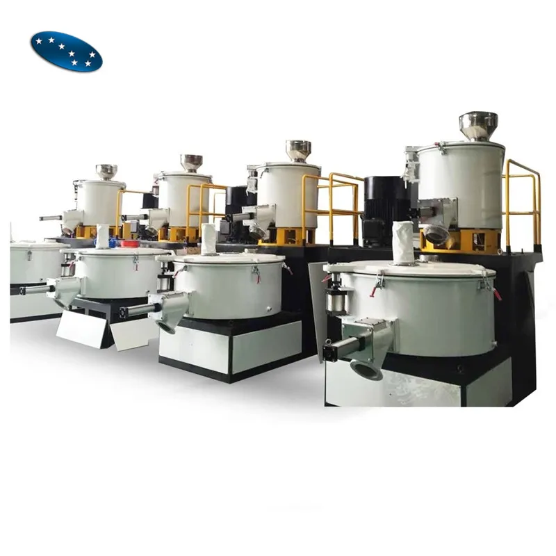 High speed plastic mixer blender for PVC pipe extrusion line plastic machinery