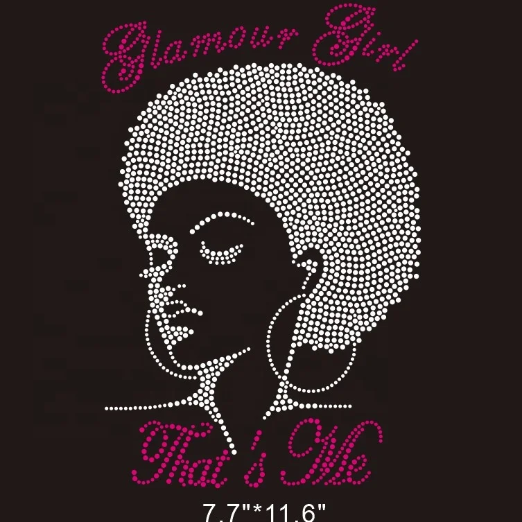 Гламурная девушка которая меня горячая фиксация стразы переводной утюжок