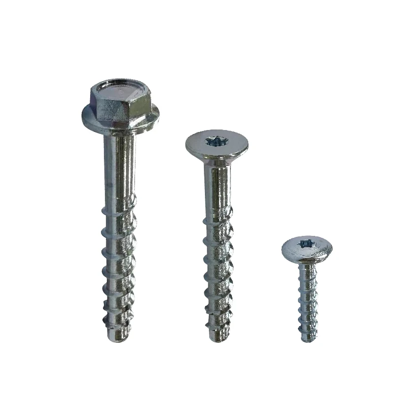 Carbon steel Unique Thread Design Concrete Anchors No Expansion Forces Concrete Anchor Bolts