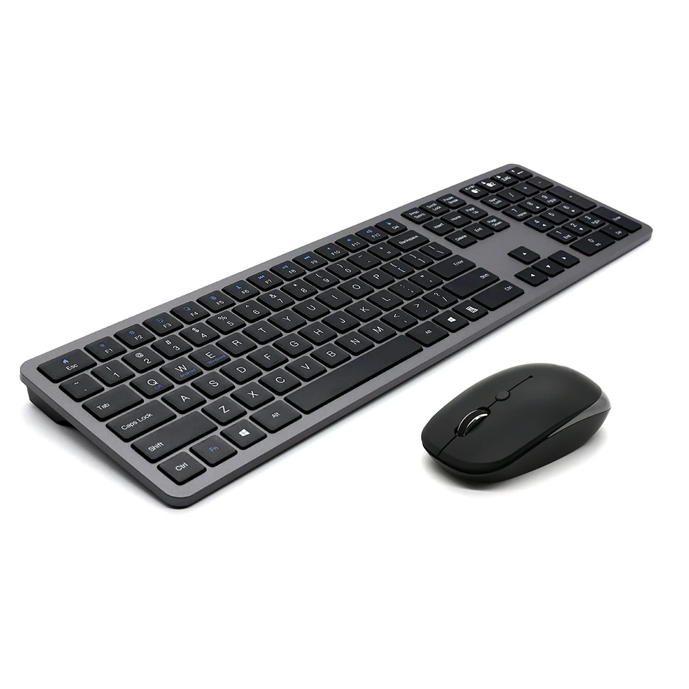 Ultra-thin Stock All In One Computer Best Wireless Mini BT Desktop Keyboard And Mouse Combo