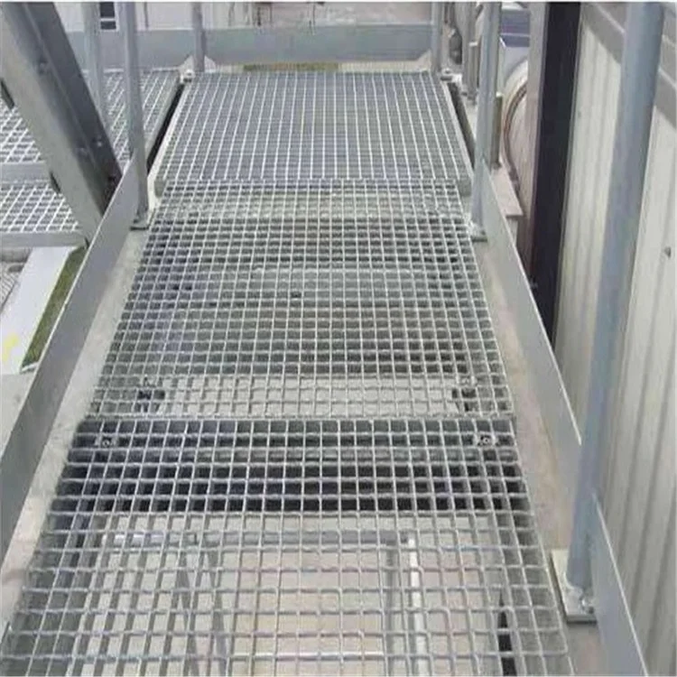 Metal Mesh Grill Plate Frame Galvanized Steel Grating Flooring