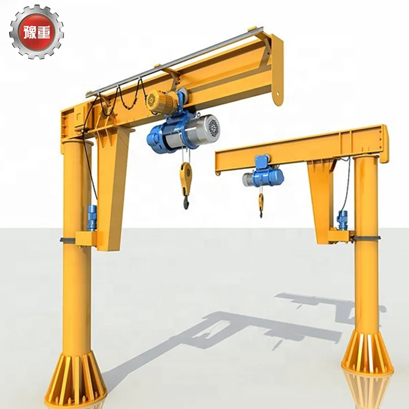 Hot sale vacuum lift jib crane arm portable remote control adjustable lifting electric hoist  workhouse 1t 2t 5t 250kg mini