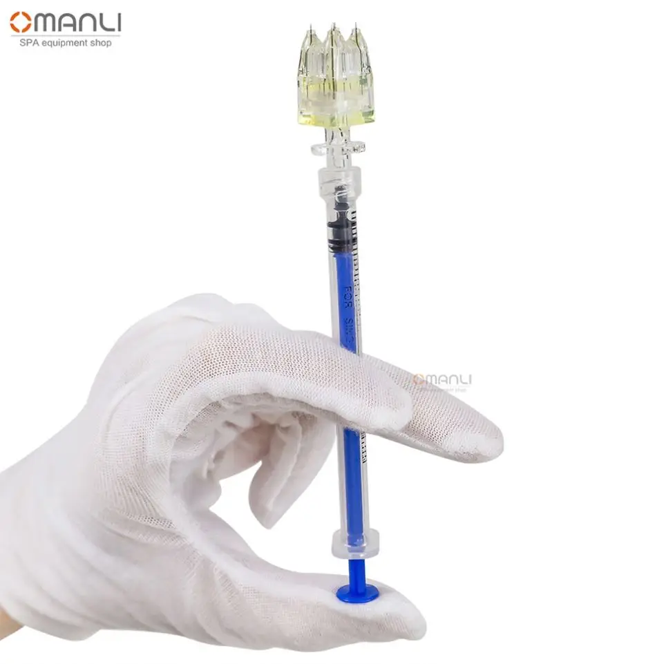 Mesotherapy Injection 5 Pins Multi Needle Crystal Injector 5 Pin Needles For Skinbooster