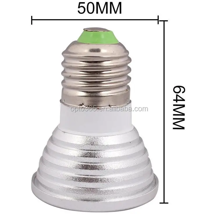 Multi-Color E27 GU10 E14 3W LED Bulb Light with IR 24 Keys Remote Lamp RGB Spotlights for Home 110V 220V Wireless Spotlight