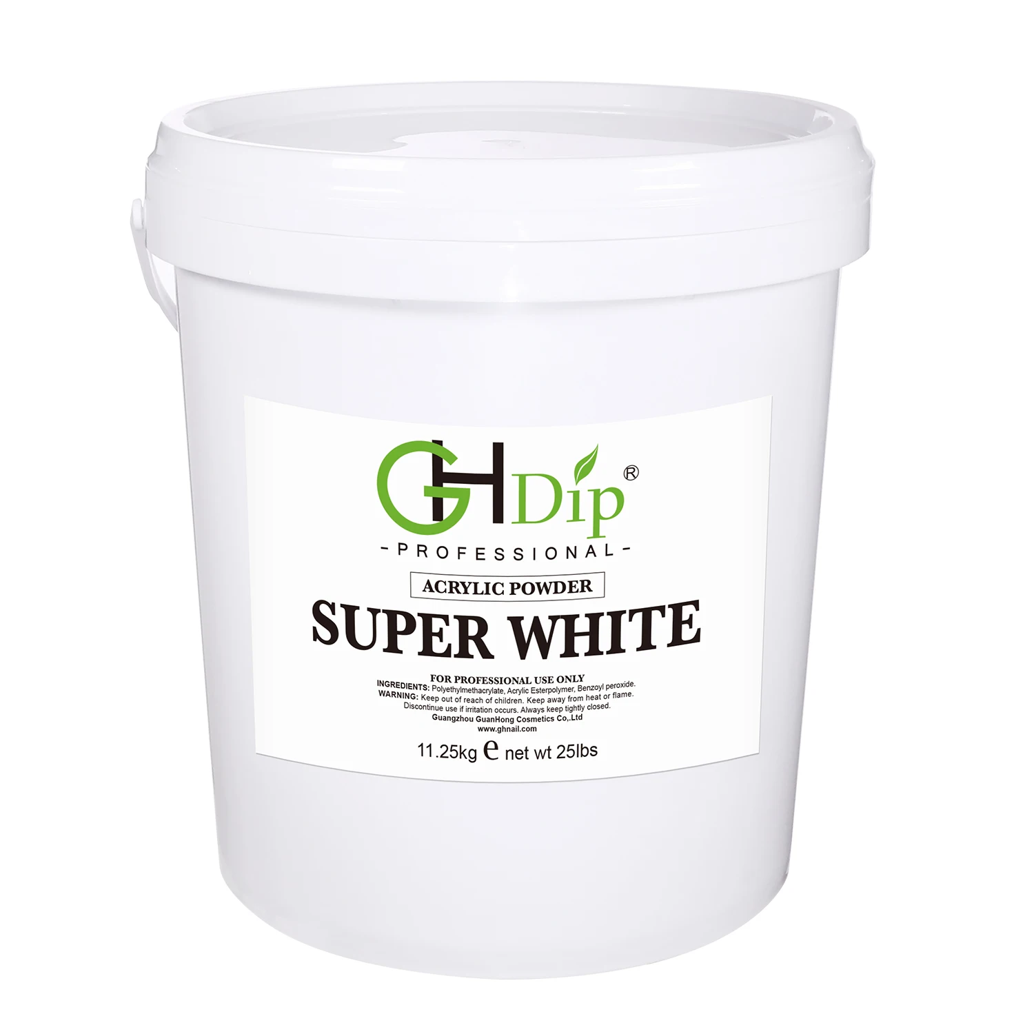 Factory Wholesale Polymer Powder 25lbs Nail Supper White Clear Natural Acrylic Powder