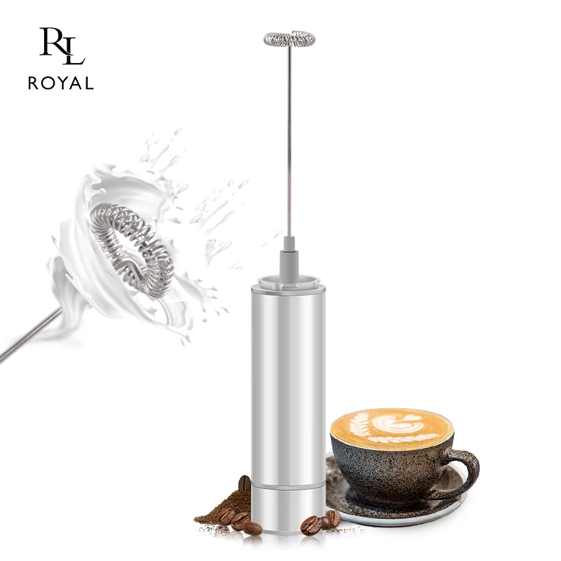Automatic Portable Coffee Mixer Frother Milk Stainless Steel  Rechargeable Milk Frother Usb Handheld Electric Milk Frother