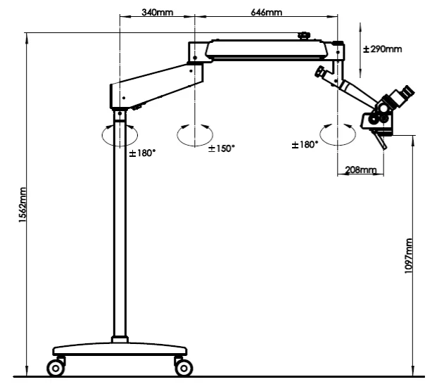 Dental Endodontic Microscope/ Dental Operating Microscope /endodontic microscope