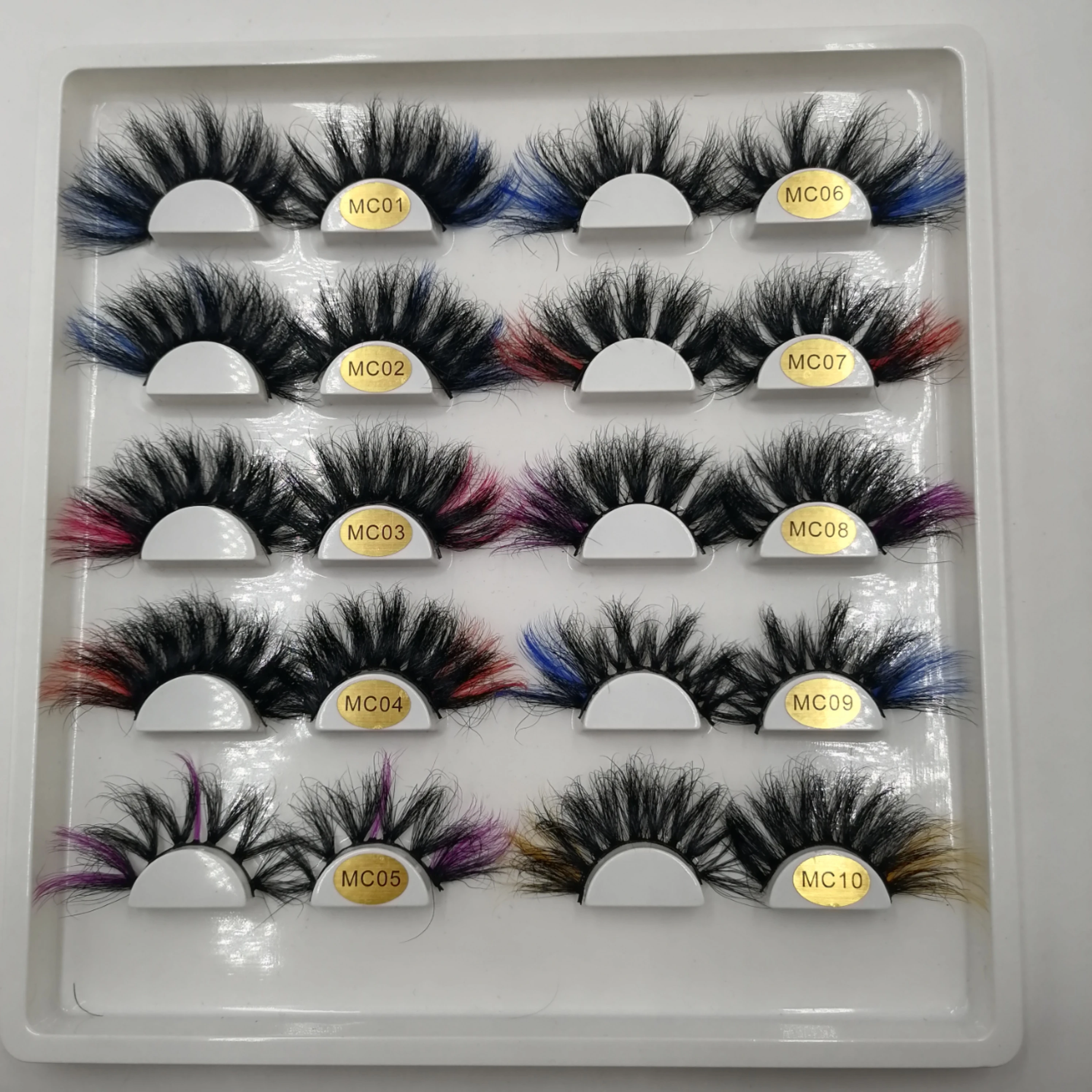 Qingdao FSD  custom  eyelash pull box wholesale gold and black empty box super fluffy 25mm mink lashes