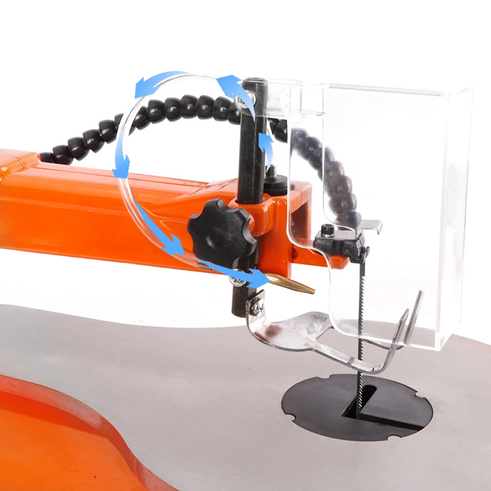 16 inch Variable Speed Scroll Saw with Work Light Flexible Shaft