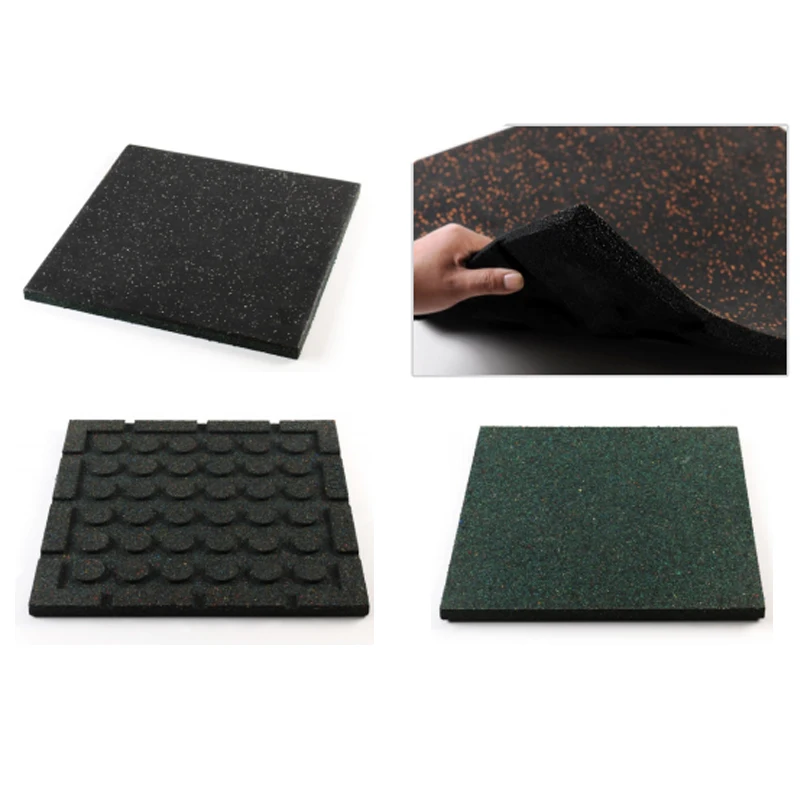 30mm Gym Fitness Durable Safety Rubber Fitness Flooring Mat