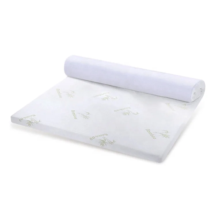 Bamboo Cover  Memory Foam Foam Mattress Topper