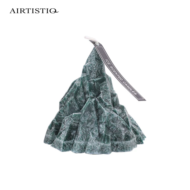 Wholesale art novelty mountain shaped taper candles