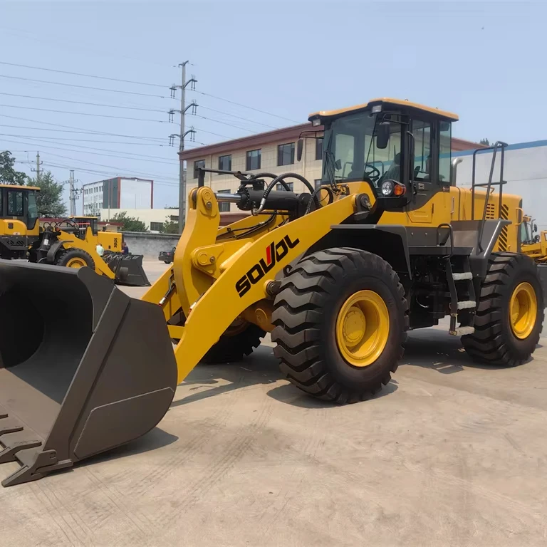 SOVOL 950  5ton big SDLG LG956 Wheel loader 3cbm bucket front end loader