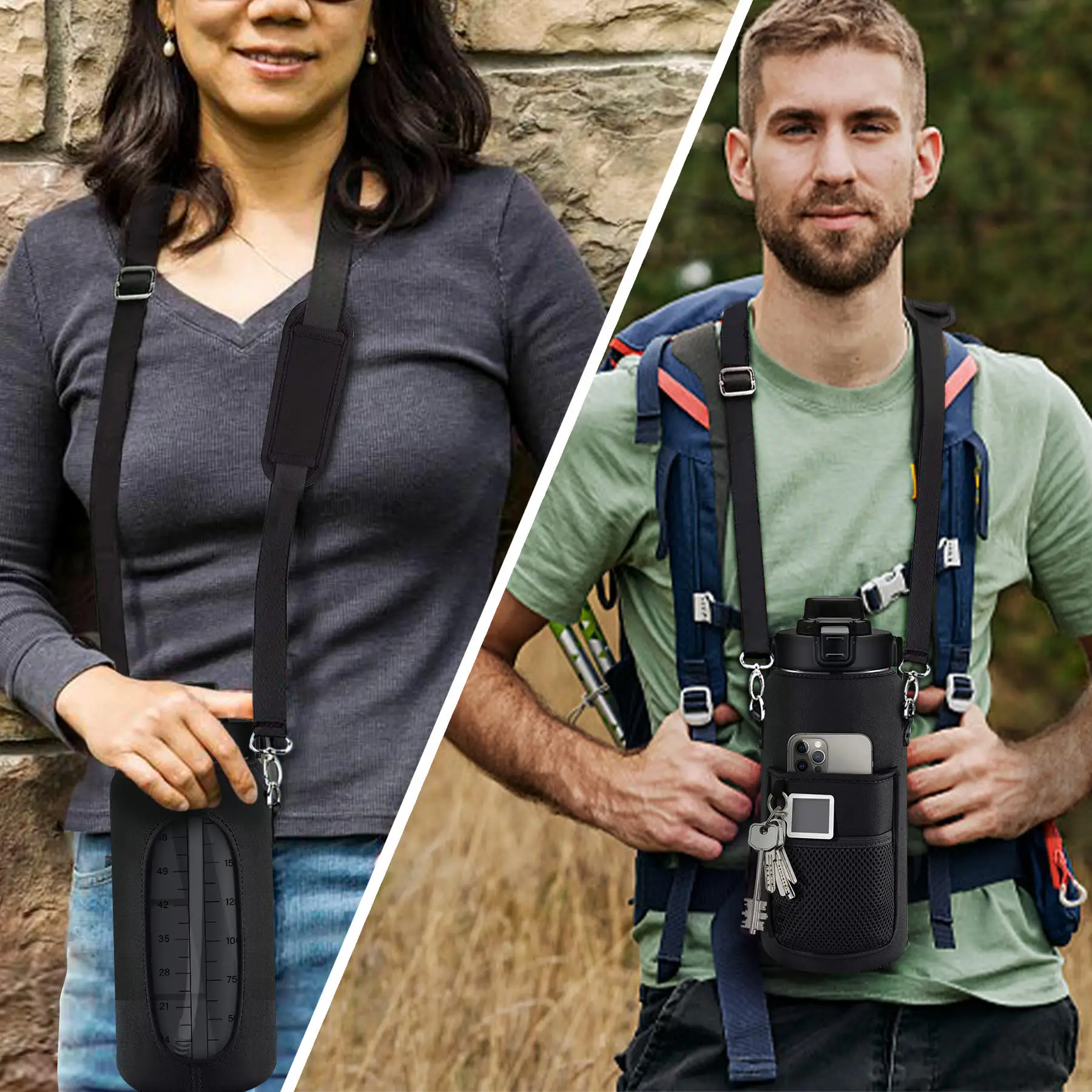 Gallon Water Bottle With Time Marker 1/2 Jug Motivational Water Bottle Big Reusable Water Bottle