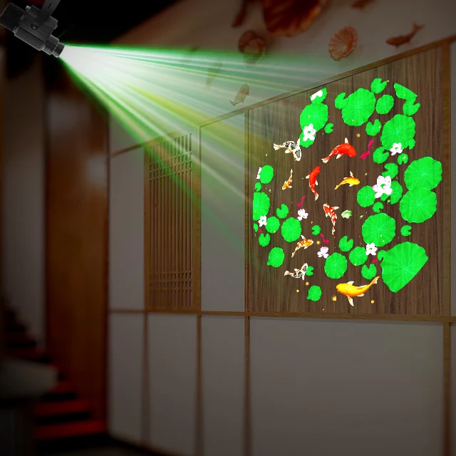 Outdoor custom day fcc stage home crane gobo light len advertisement projector  text presentation for